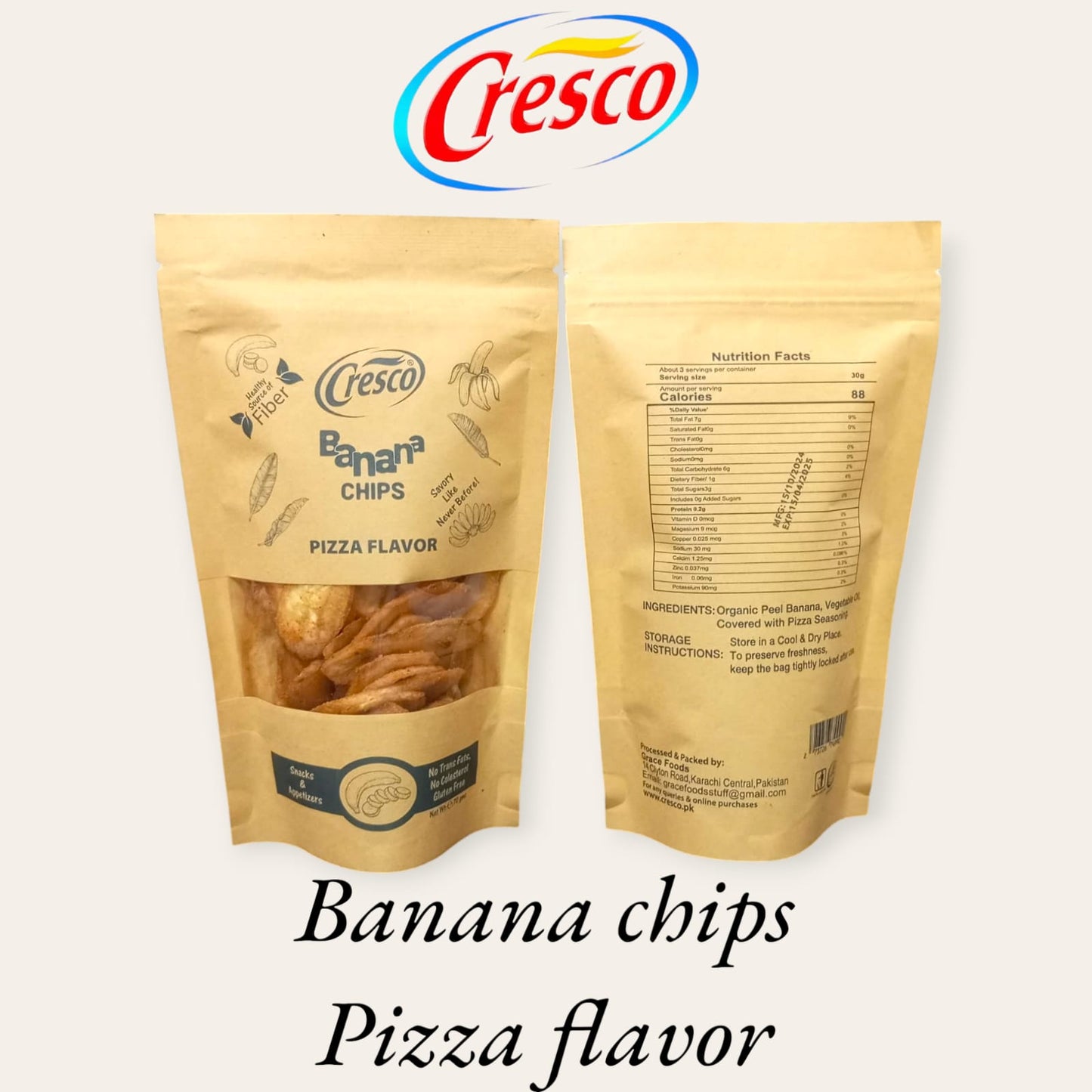 CRESCO BANANA SLICE IN FOUR FLAVOR