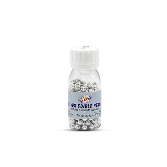 CRESCO EDIBLE SILVER PEARLS